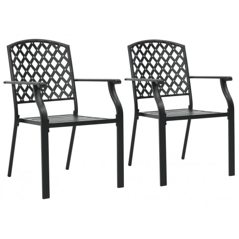 Zestaw metalowych krzeseł ogrodowych Talas