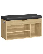 Siedzisko z szafką na buty dąb artisan - Cesa w sklepie Edinos.pl