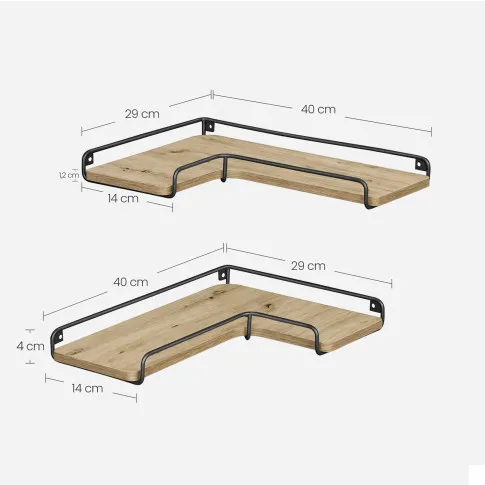 wymiary pólek do kuchni Eblo