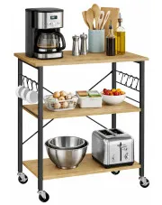 Mobilna szafka kuchenna dąb artisan - Desik w sklepie Edinos.pl