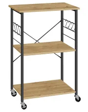 Mobilna szafka kuchenna dąb artisan - Desik w sklepie Edinos.pl