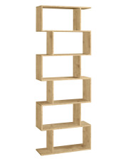 Nowoczesny regał stojący dab artisan - Sabiro w sklepie Edinos.pl