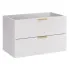 Biała szafka łazienkowa pod umywalkę Verdessa 3X 80