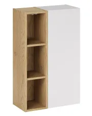 Biała szafka łazienkowa na ścianę - Verdessa 8X w sklepie Edinos.pl