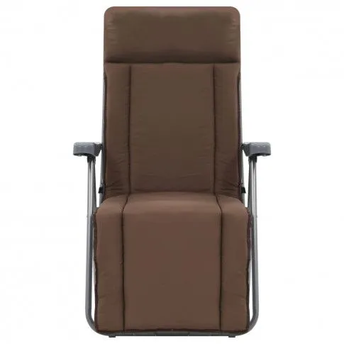 Brązowy leżak ogrodowy Noel