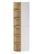 Biały wiszący słupek łazienkowy - Verdessa 11X w sklepie Edinos.pl