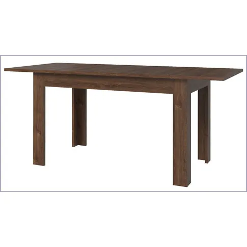 Szczegółowe zdjęcie nr 4 produktu Stół z rozkładanym blatem brązowy dąb - Samar 11X