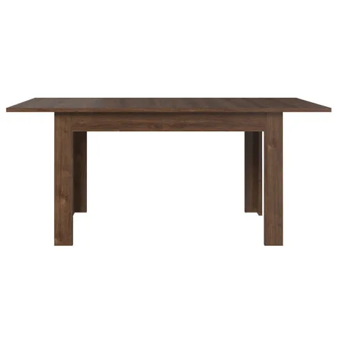 Szczegółowe zdjęcie nr 5 produktu Stół z rozkładanym blatem brązowy dąb - Samar 11X