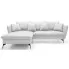 Jasnoszara kanapa narożna rozkładana Pessio 3X
