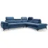 Ciemnoniebieska kanapa narożna rozkładana - Revioni 3X