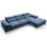 Rozkłądany granatowy narożnik L Triego