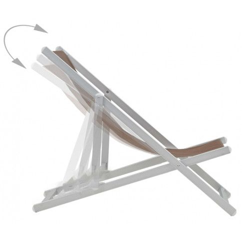 Szczegółowe zdjęcie nr 7 produktu Składane krzesła plażowe Strand - brąz