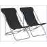 Szczegółowe zdjęcie nr 4 produktu Składane krzesła plażowe Dino - czarne