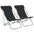 Zdjęcie produktu Składane krzesła plażowe Dino - czarne.