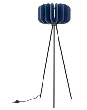 Granatowa lampa podłogowa - M159-Ladin w sklepie Edinos.pl