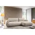 Aranżacja salonu z wykorzystaniem beżowej kanapy narożnej Mezzia 3X