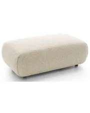 Nowoczesny puf do salonu ecru - Mezzia 4X w sklepie Edinos.pl