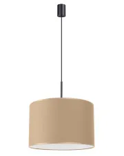 Nowoczesna wisząca lampa do salonu taupe M161-Lawezo w sklepie Edinos.pl