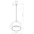Wymiary lampy wiszącej M161-Lawezo