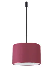 Elegancka burgundowa lampa wisząca z abażurem M161-Lawezo w sklepie Edinos.pl