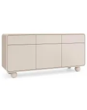 Duża kaszmirowa komoda na kulistych nóżkach - Feviso 4X w sklepie Edinos.pl