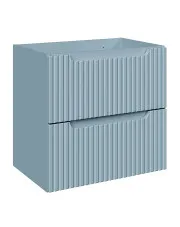 Niebieska szafka pod umywalkę z szufladami - Arvessi 4X w sklepie Edinos.pl