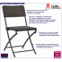 Fotografia Komplet krzeseł na taras Otavio - 4 szt z kategorii Krzesła i fotele balkonowe