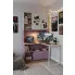 Pokój dziewczynkiz wykorzystaniem regału z biurkiem Zimi 6X kaszmir + róż