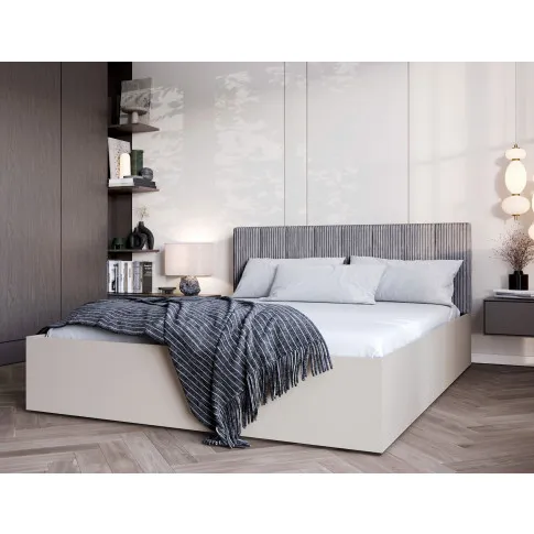 Sypialnia z wykorzystaniem kaszmirowego łóżka Ermini 3X