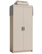 Kaszmirowa szafa nowoczesna dwudrzwiowa - Parioni 4X w sklepie Edinos.pl