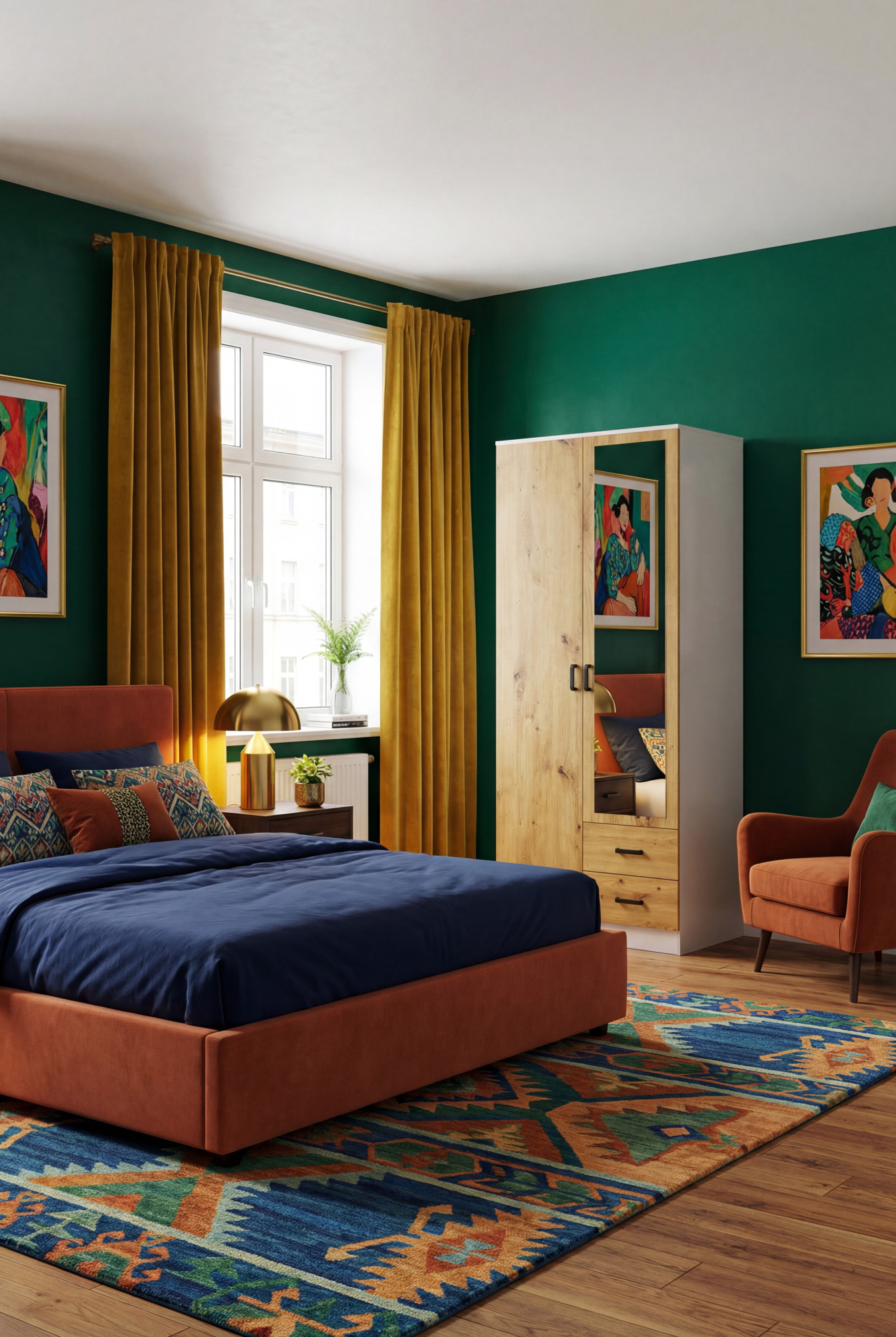 Aranżacja sypialni z wykorzystaniem szafy Larimox