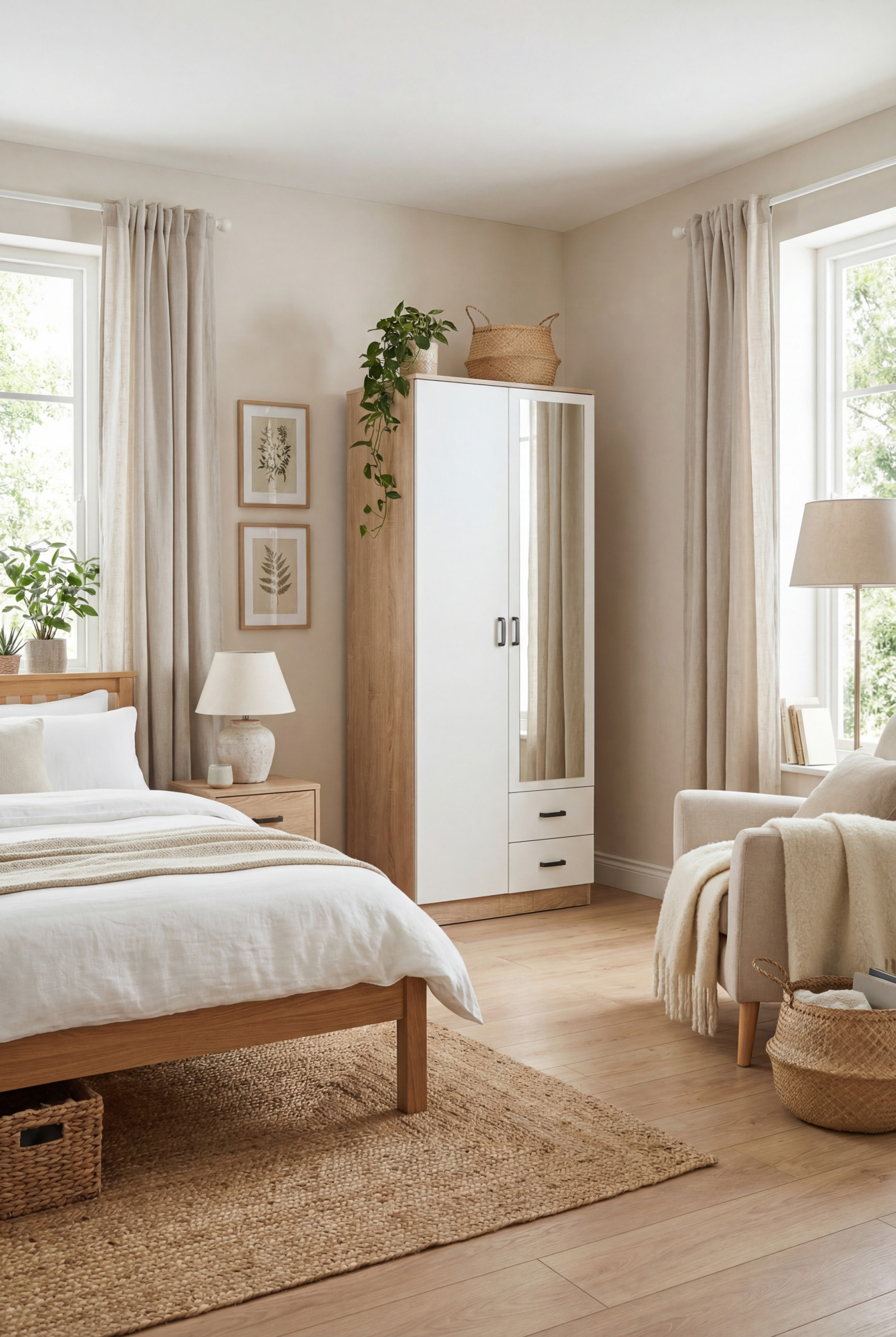 Aranżacja sypialni z wykorzystaniem szafy Larimox