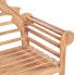 Szczegółowe zdjęcie nr 7 produktu Zestaw drewnianych krzeseł ogrodowych Niclos - brązowy