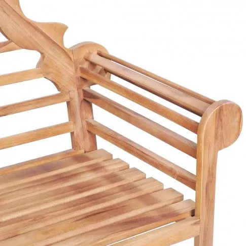 Szczegółowe zdjęcie nr 7 produktu Zestaw drewnianych krzeseł ogrodowych Richter - brązowy