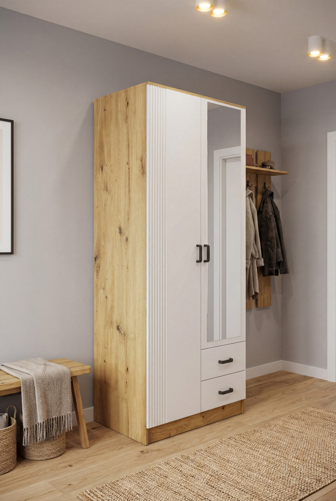 Aranżacja sypialni z wykorzystaniem szafy Rivanox