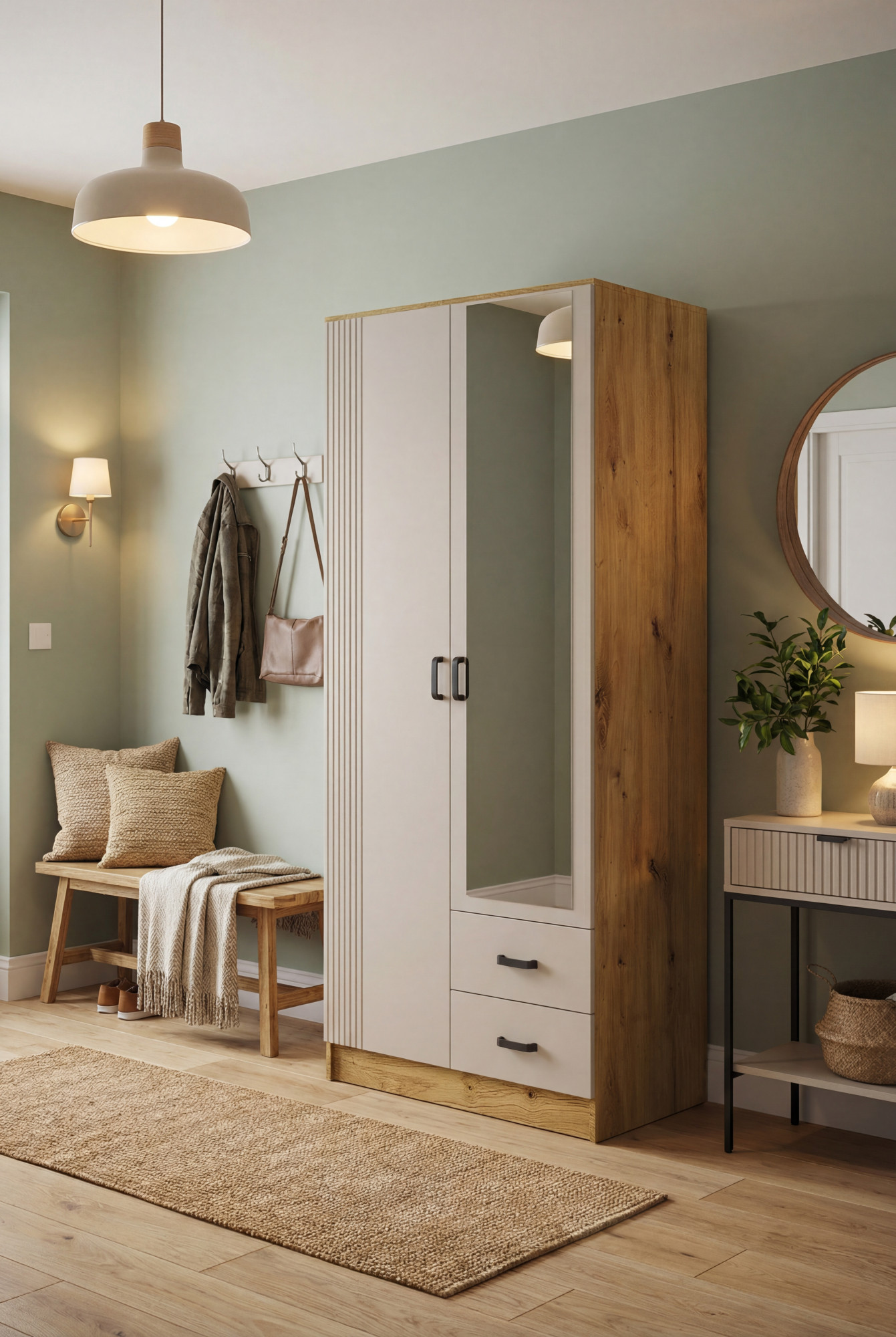 Aranżacja sypialni z wykorzystaniem szafy Rivanox