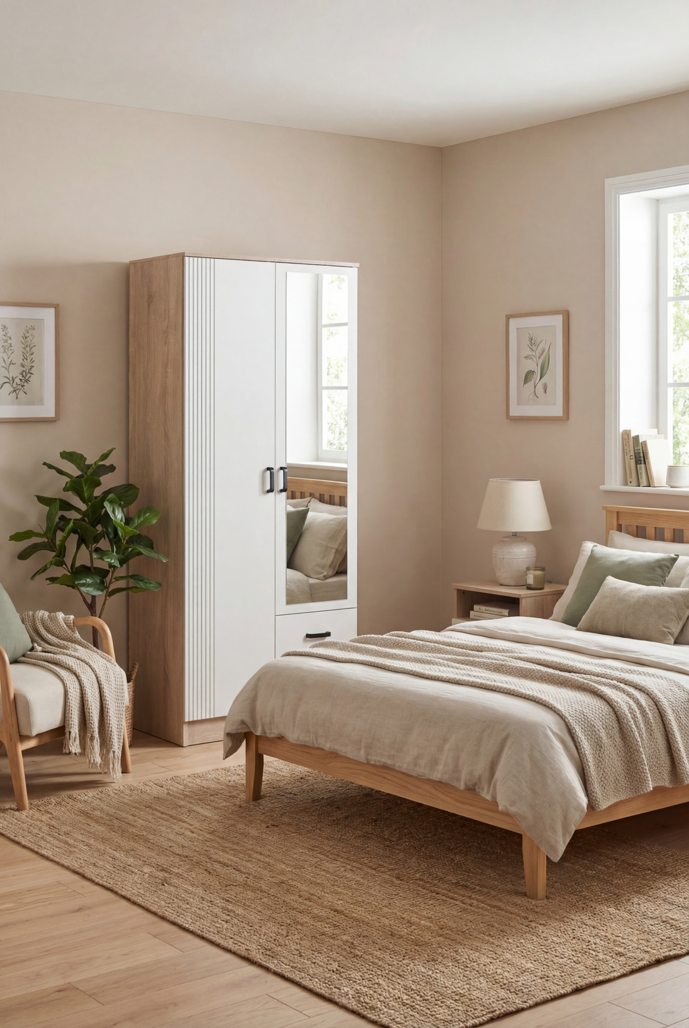 Aranżacja sypialni z wykorzystaniem szafy Rivanox