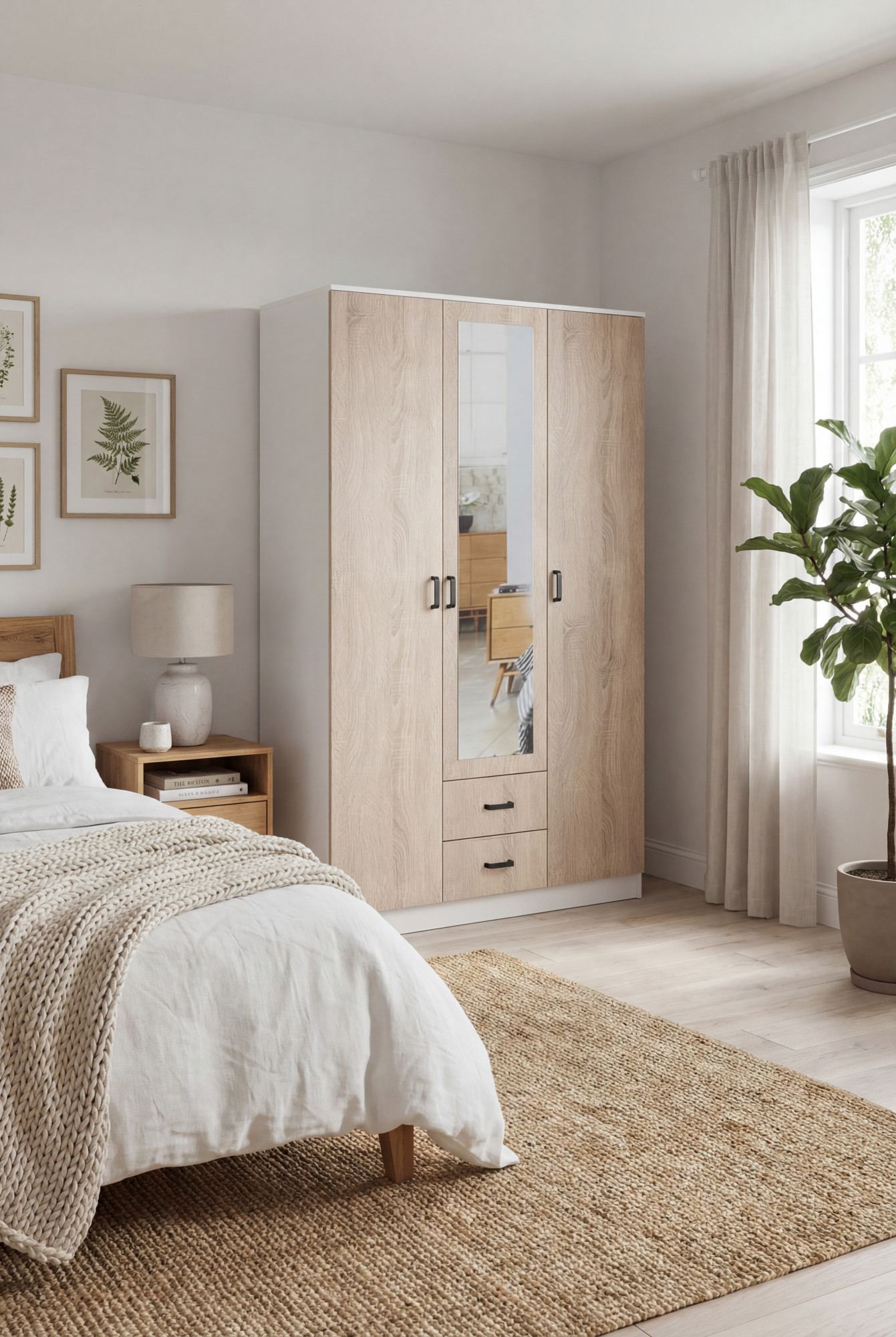 Aranżacja sypialni z wykorzystaniem szafy Montixa