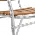 Szczegółowe zdjęcie nr 9 produktu Zestaw metalowych krzeseł ogrodowych Folind 3X - srebrny