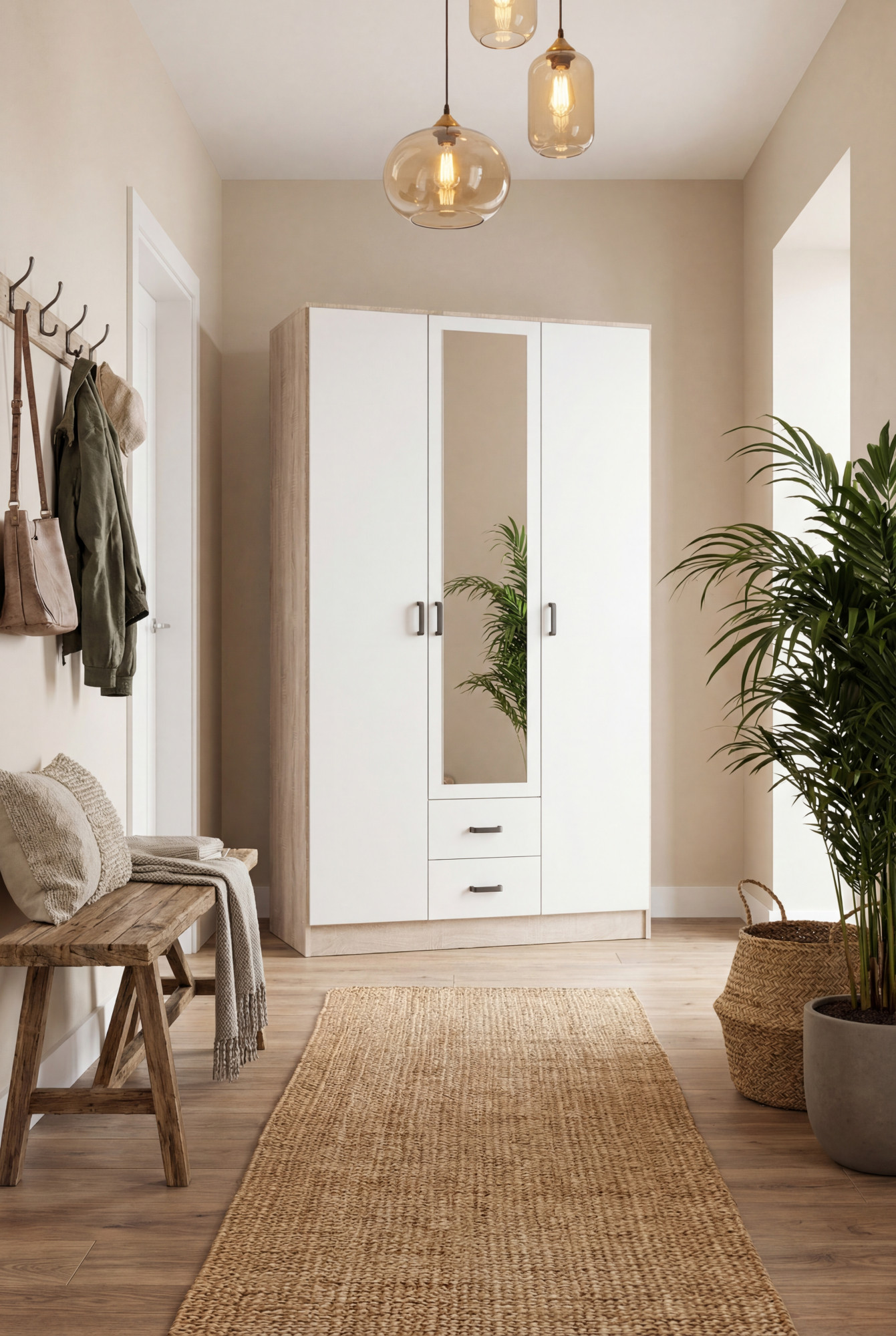 Aranżacja sypialni z wykorzystaniem szafy Montixa