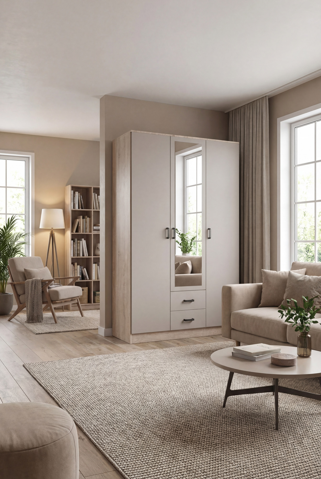 Aranżacja sypialni z wykorzystaniem szafy Montixa