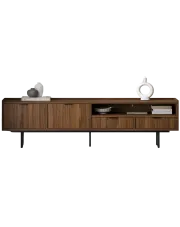 Stolik RTV do salonu 200 cm orzech warmia - Herioz 4X w sklepie Edinos.pl