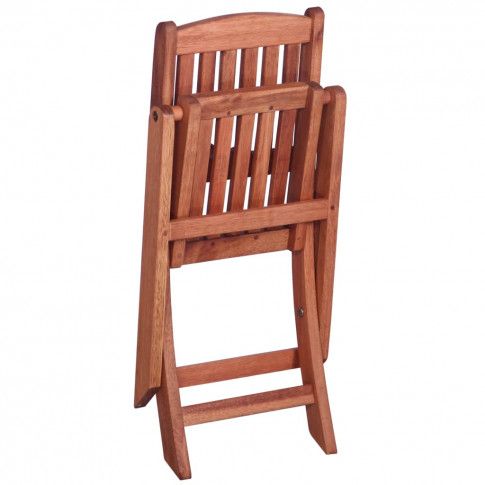 Złożone drewniane krzesło ogrodowe dla dzieci Pecco