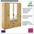 Szafa czterodrzwiowa Orvexa dąb artisan