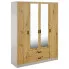 Czterodrzwiowa szafa kaszmir dab artisan Orvexa