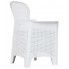 Szczegółowe zdjęcie nr 5 produktu Krzesła ogrodowe z poduszkami Campos 2 szt - białe