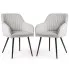 Zestaw 2 szarych krzeseł Sorvello