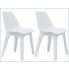 Zdjęcie nowoczesne krzesła ogrodowe wodoodporne Abila - sklep Edinos.pl