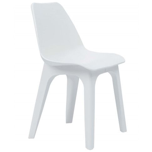 Szczegółowe zdjęcie nr 4 produktu Krzesła ogrodowe Abila 2 szt - białe