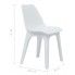 Szczegółowe zdjęcie nr 7 produktu Krzesła ogrodowe Abila 2 szt - białe